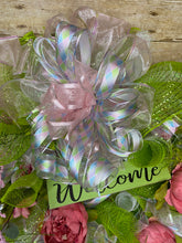 Load image into Gallery viewer, Spring wreath a beautiful welcome sign.jpg