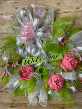 Load image into Gallery viewer, Spring wreath a beautiful welcome sign.jpg