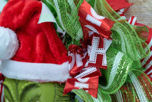 Load image into Gallery viewer,   Grinch inspired Christmas wreath.JPG