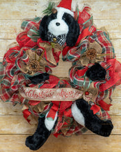 Load image into Gallery viewer, Christmas Bear Merry  Wreath.jpg