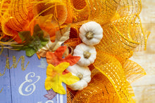 Load image into Gallery viewer, Pumpkin-and-Orange-wreath.jpg