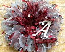 Load image into Gallery viewer, Alabama-inspired-College-Football-wreath.jpg