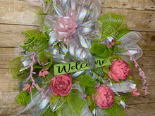 Load image into Gallery viewer, Spring wreath a beautiful welcome sign.jpg
