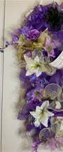 Load image into Gallery viewer,   Gold and Silver Angel  Funeral Wreath  .jpg
