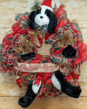 Load image into Gallery viewer, Christmas Bear Merry  Wreath.jpg
