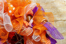 Load image into Gallery viewer, Orange Clemson College Football wreath,JPG
