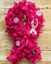 Load image into Gallery viewer, Pink Breast Cancer Awareness wreath  .JPG
